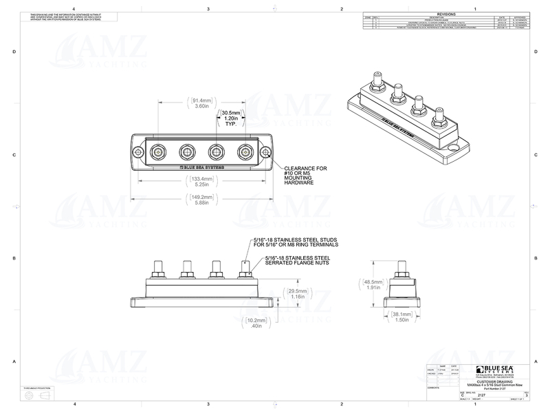 BusBar MaxiBus 250A