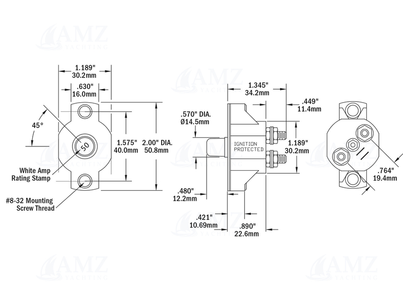 Push Button Circuit Breaker Reset Only