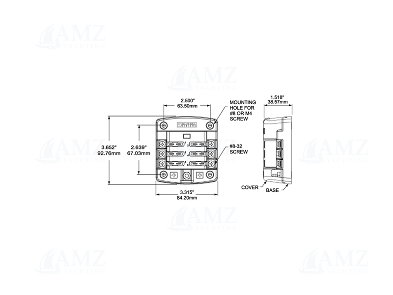 ST Blade Fuse Block with Cover