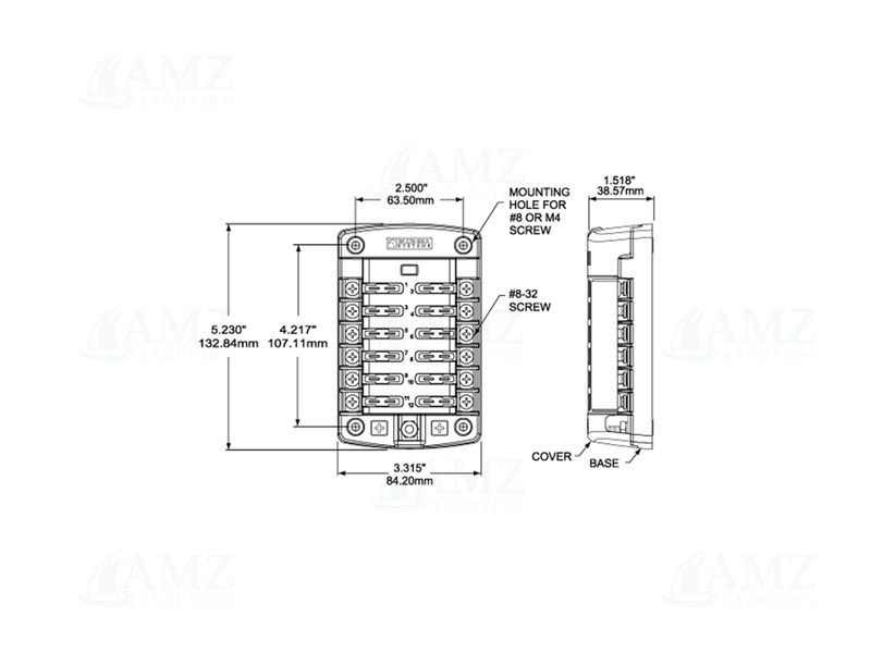 ST Blade Fuse Block with Cover