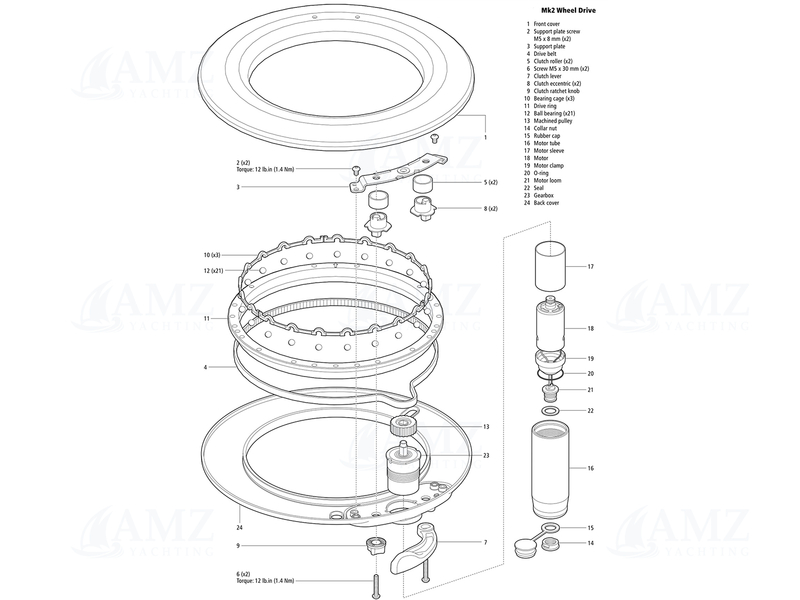 MK2 Wheel Pilot Drive Motor Replacement