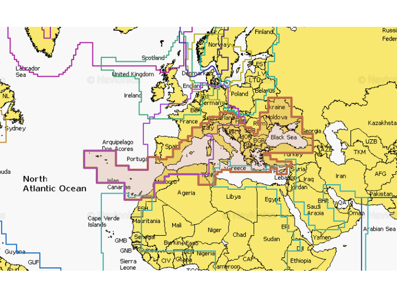 Navionics+ Large Marine Chart Module