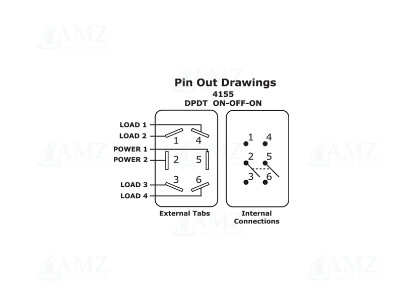 WeatherDeck Toggle Switch DPDT