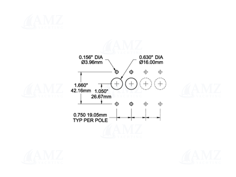 A-Series Toggle Circuit Breaker - Single pole